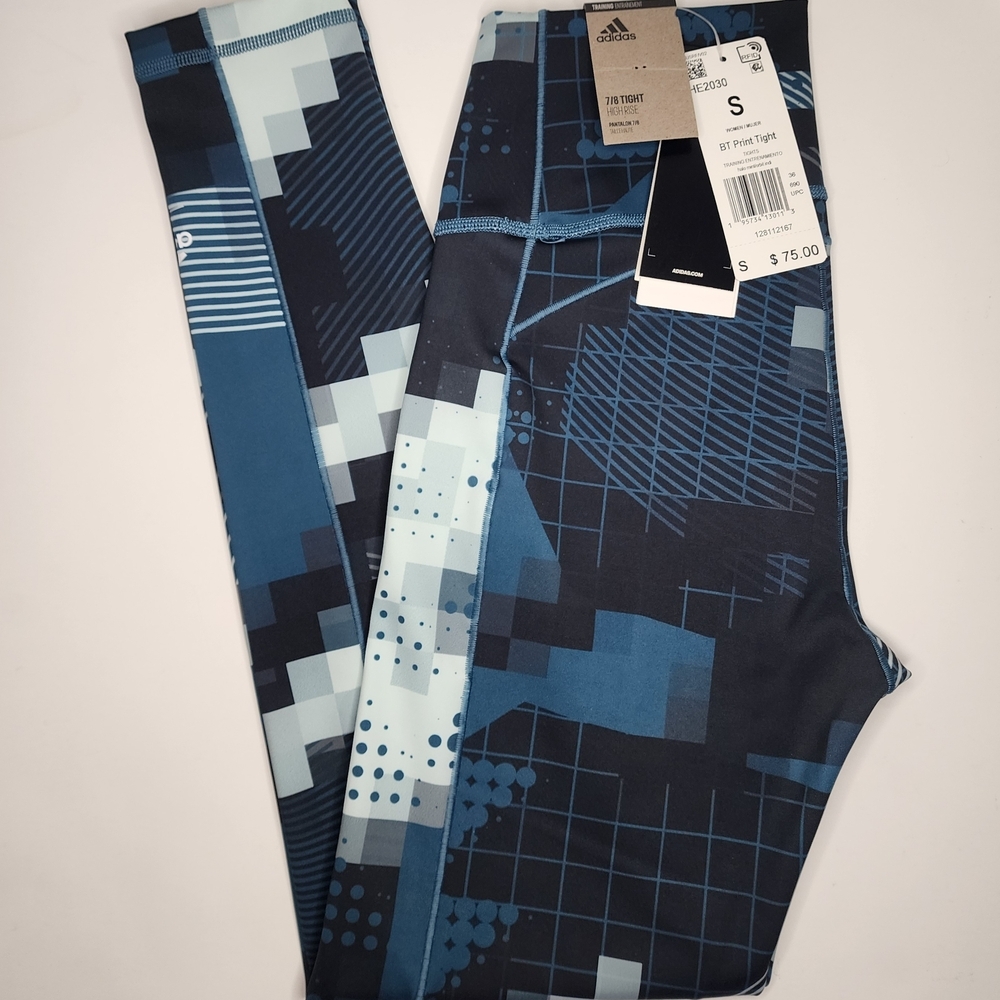NWT Adidas x Peloton "Believe This" High Rise 7/8 Tight Women's Small Leggings